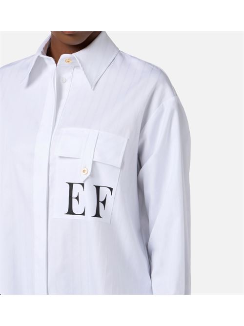 STRIPED SHIRT ELISABETTA FRANCHI | CA12156E2100 Bianco